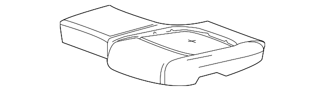 Rear Driver Side Seat Cushion Pad - GM (95083355)