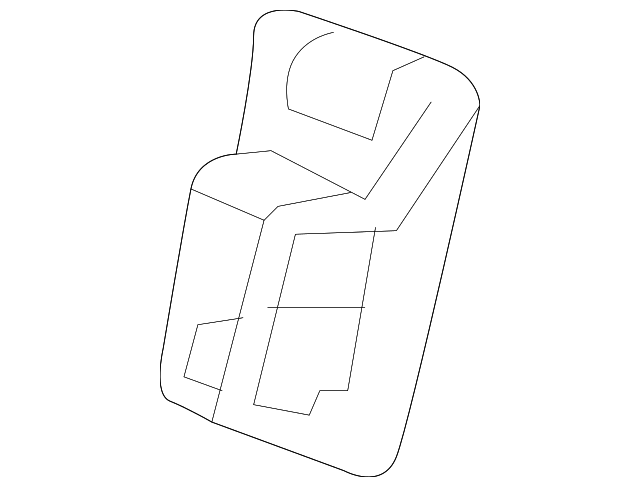 Jet Black Child Seat Cushion Cover - GM (95083340)