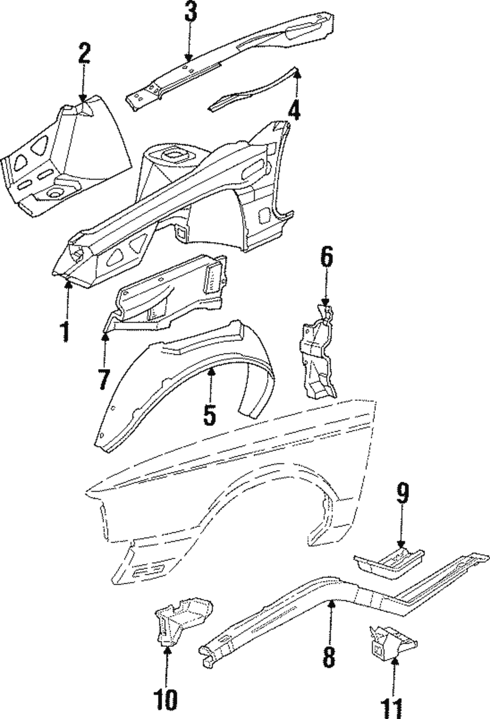 Upper Rail - GM (20653541)