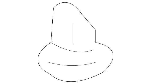 Retainer, Hood Front Seal                  *Black - GM (94849113)