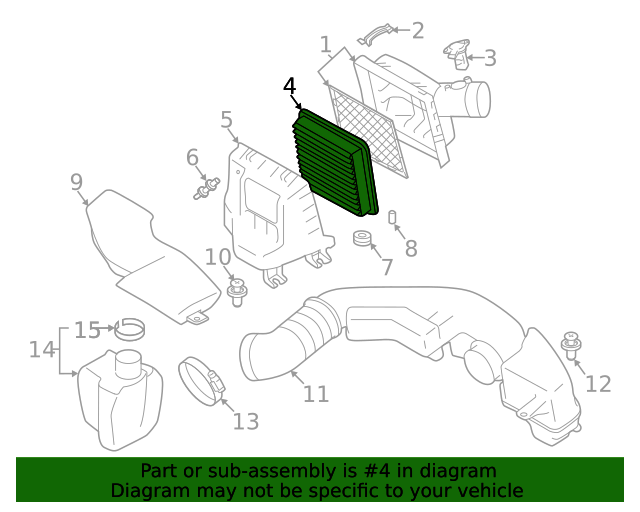 16546AA210 Air Filter 2023 Subaru Crosstrek Subaru Direct Wholesale