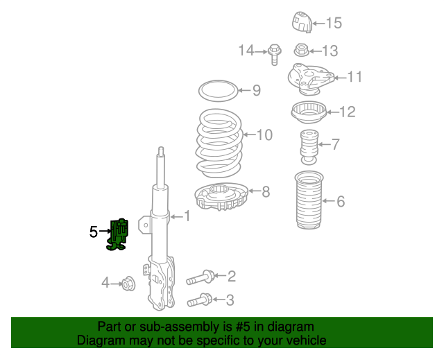 002995477764 - Suspension Strut Bracket 2016-2023 Mercedes-Benz  