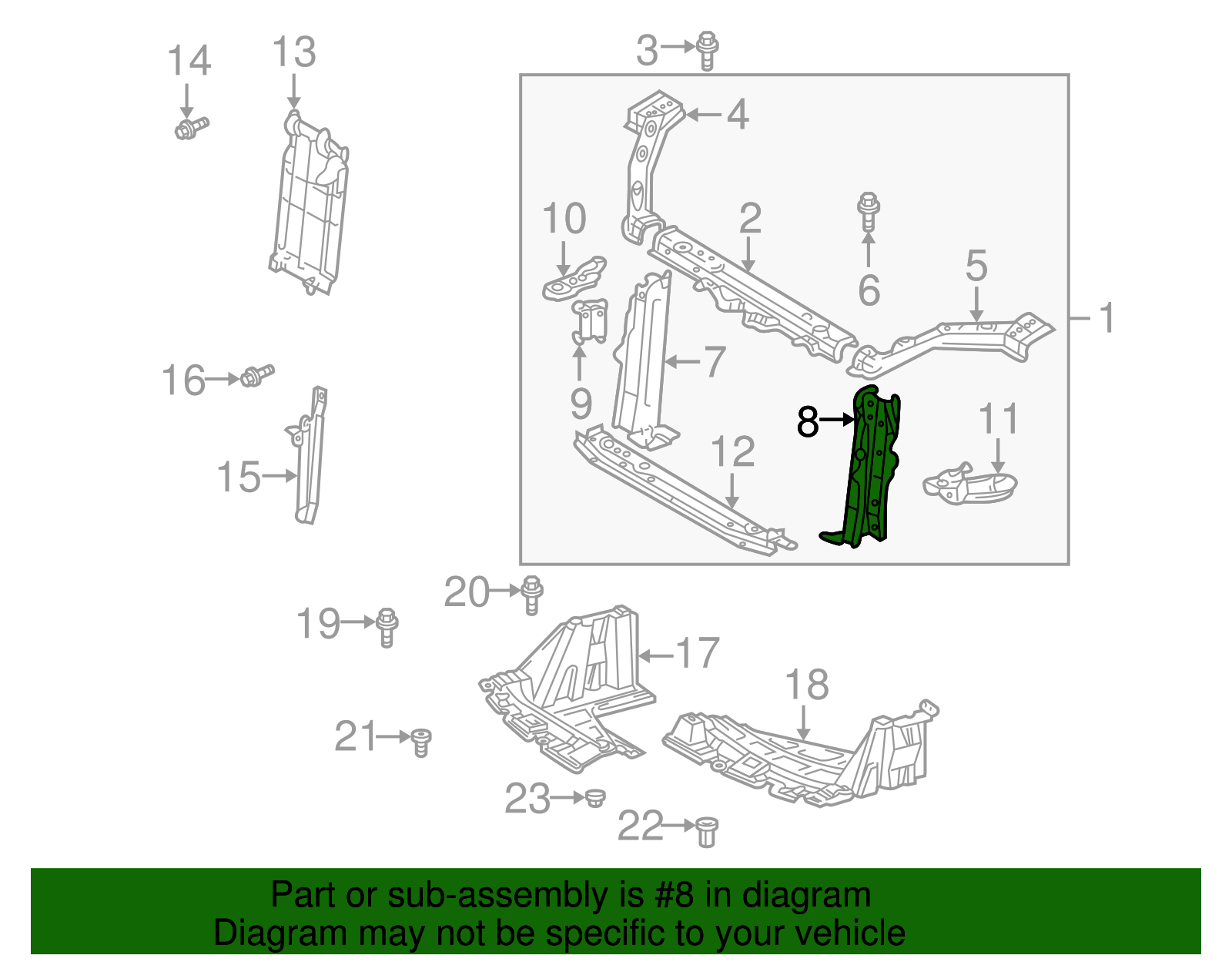 Side Support - Scion (53212-52041)