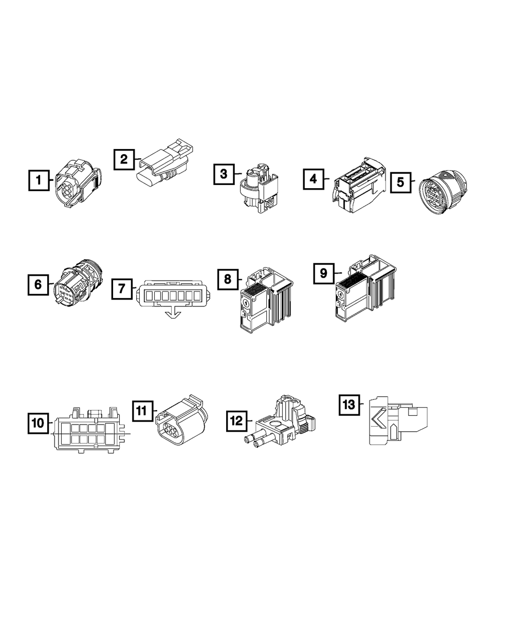 Electrical Connector for 20142019 Fiat 500L OEM Mopar 68248220AA