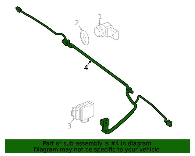 9075404505 Wire Harness 20192024 MercedesBenz MercedesBenz USA Parts