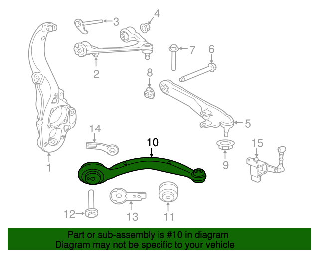 Genuine OEM Ft Lower Control Arm Part T4A29804 Fits 20172020 Jaguar F