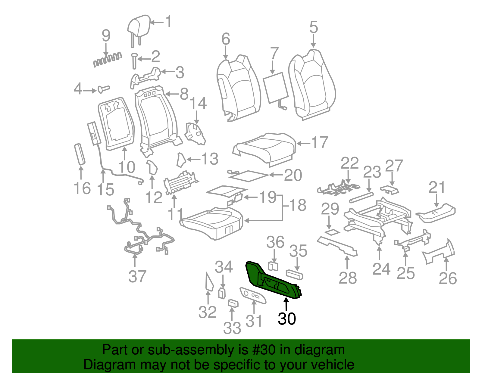 Outer Finish Panel - Buick (25796205)