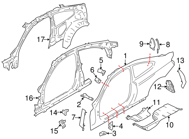 BMW OEM Baffle Plate Part# 41-21-7-272-298 | OEM Vehicle Parts