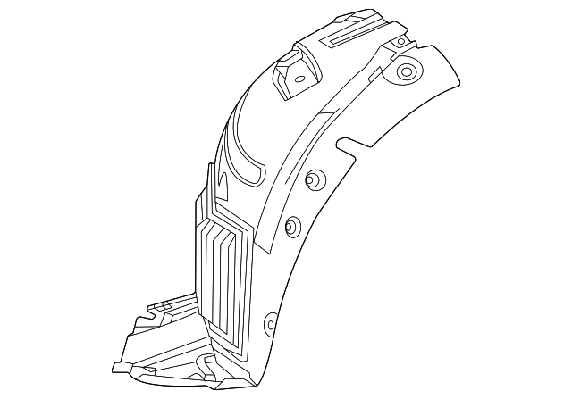 190-698-42-00 - Ft Fender Liner 2018-2021 Mercedes-Benz | Mercedes 