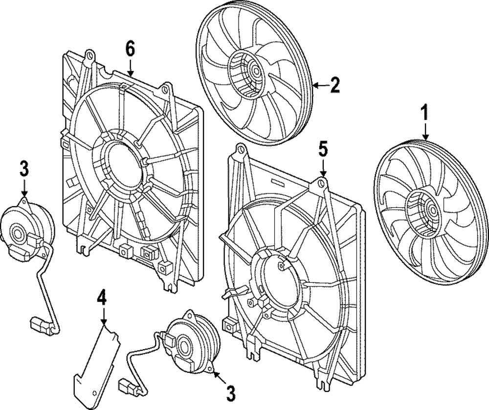 non　HRV BG 1 38615-6CT-A01 - Fan Shroud 2023-2025 Honda HR-V | Honda