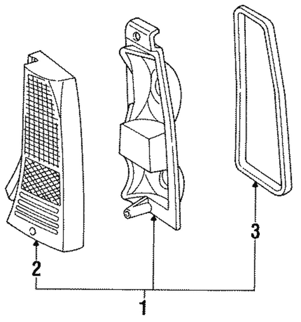Tail Lamp Assembly - Ford (E9DZ-13404-B)
