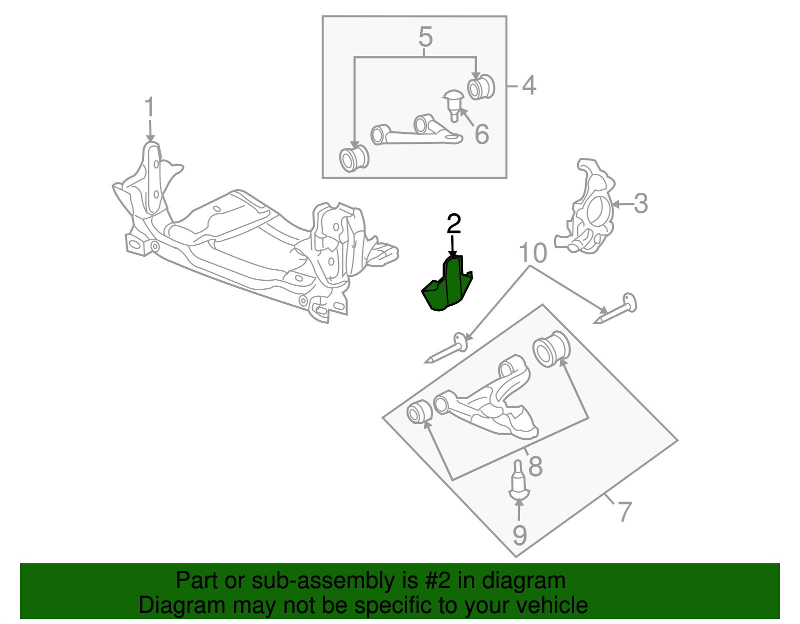 Suspension Strut Bracket - GM (10351477)