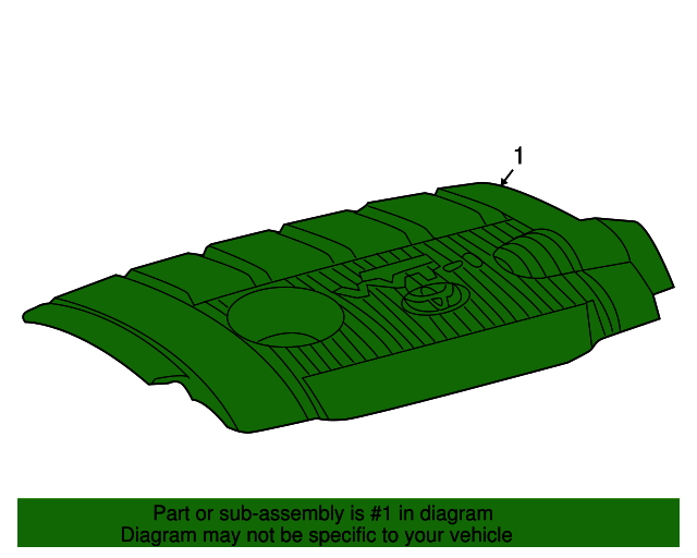 126010V030 Engine Cover 20102018 Toyota Lithia Toyota Parts