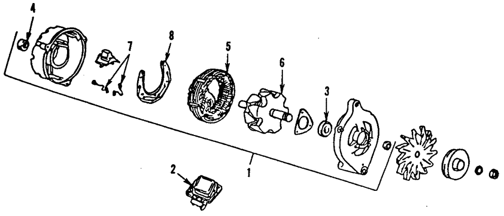 Alternator - Ford (E7PZ-10346-BRM)