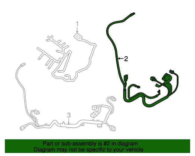 4M0971228BQ Wire Harness 20172020 Audi Q7 Audi Parts Store
