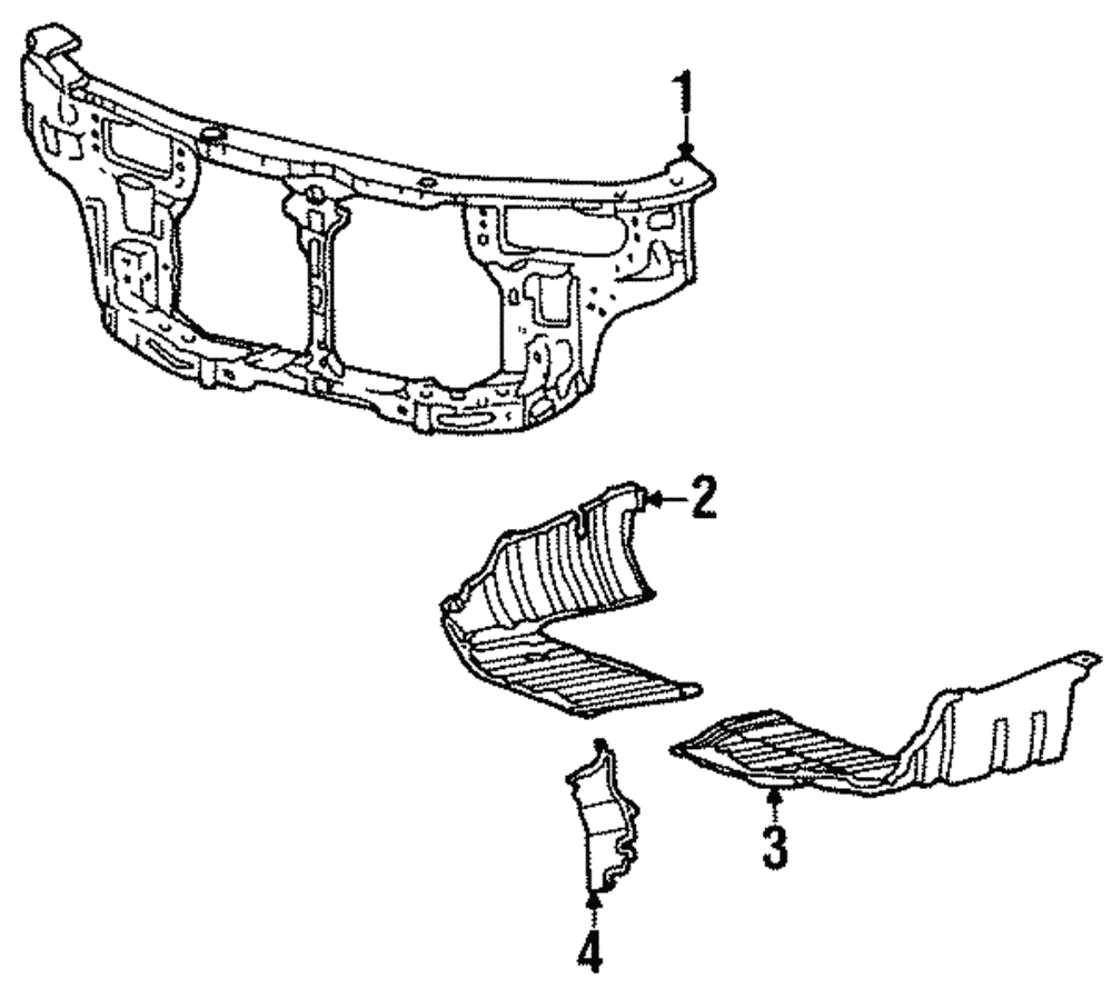 1996-2000 Hyundai Elantra Air Guide 29135-29000 | Hyundai Wholesale Direct