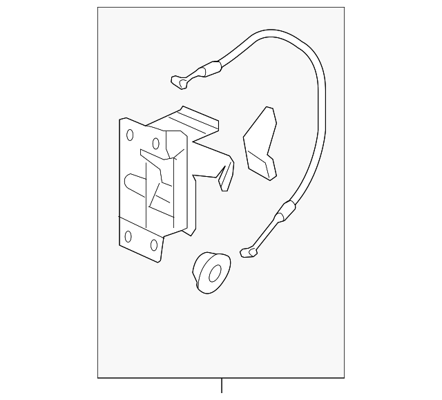 72615SHJA02 Latch Assembly R Front Slide Door 20052010 Honda