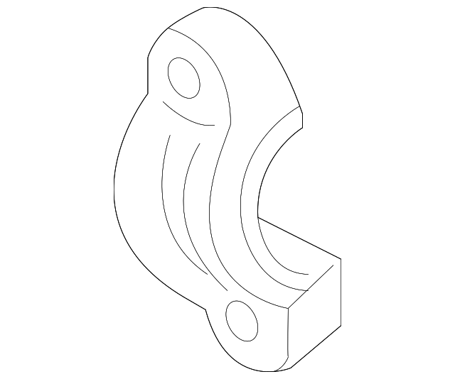 20959448 Front Suspension Stabilizer Shaft Clamp 20142019 Chevrolet Corvette Chevrolet