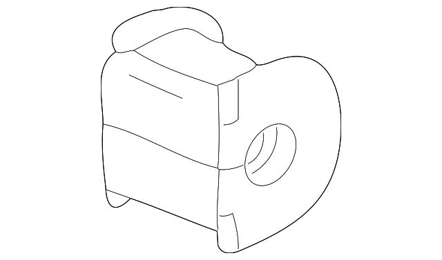 Rear Suspension Stabilizer Shaft Insulator - GM (96843016)
