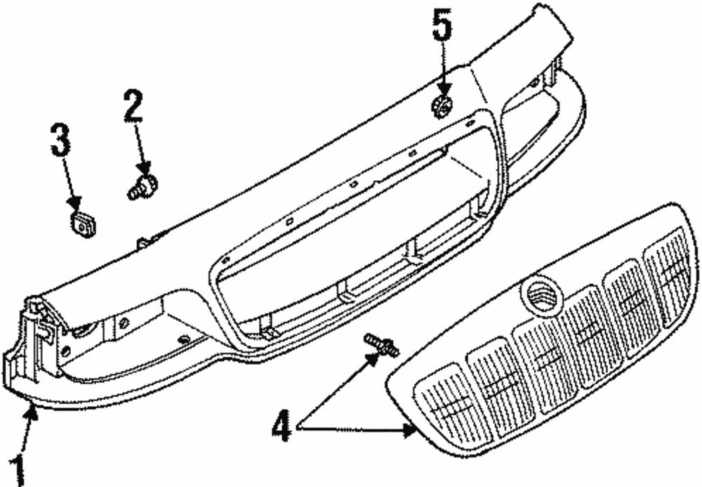 Front Panel - Ford (YW3Z-8190-AA)