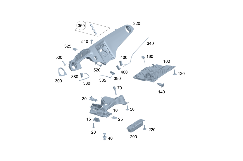 297-880-37-04 - Release Handle 2023-2025 Mercedes-Benz