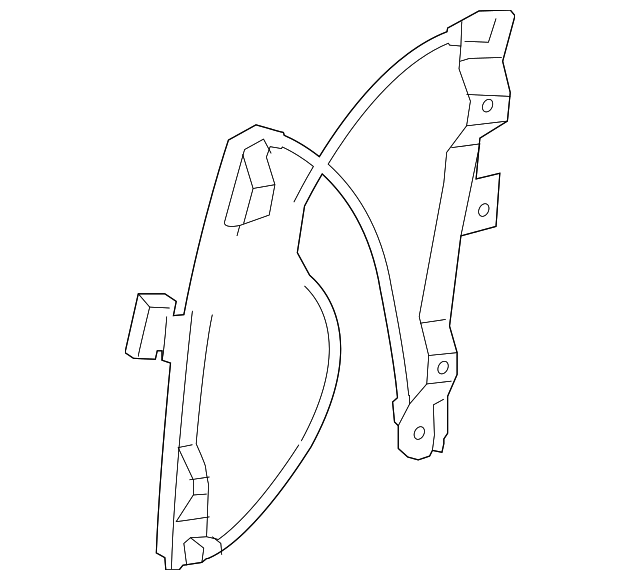 Front Passenger Side Power Window Regulator with Motor - GM (92420928)