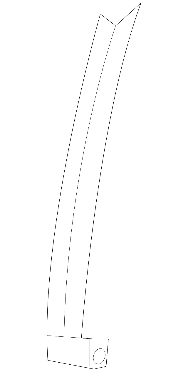 Front Driver Side Door Window Guide - GM (92275517)