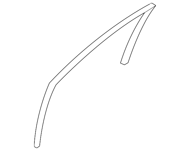 Weatherstrip-Front S/D Wdo - GM (92205207)
