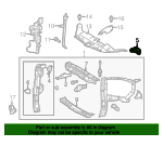 0e070 Fender Mtg Bkt Plate 14 19 Toyota Highlander Boch Toyota South