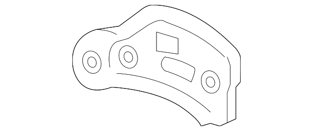 e070 14 19 Toyota Highlander Fender Mtg Bkt Plate 0e070 Lowe Toyota Parts Center