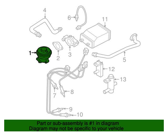 TRQ Valve Cover Replacement For 2000-2002 Nissan Sentra 1.8L - Plastic Engine Cover