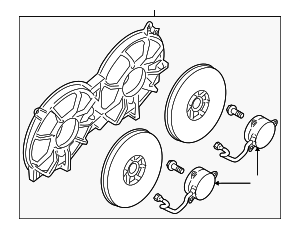 Fan Assembly - Nissan (21481-ZY70A)