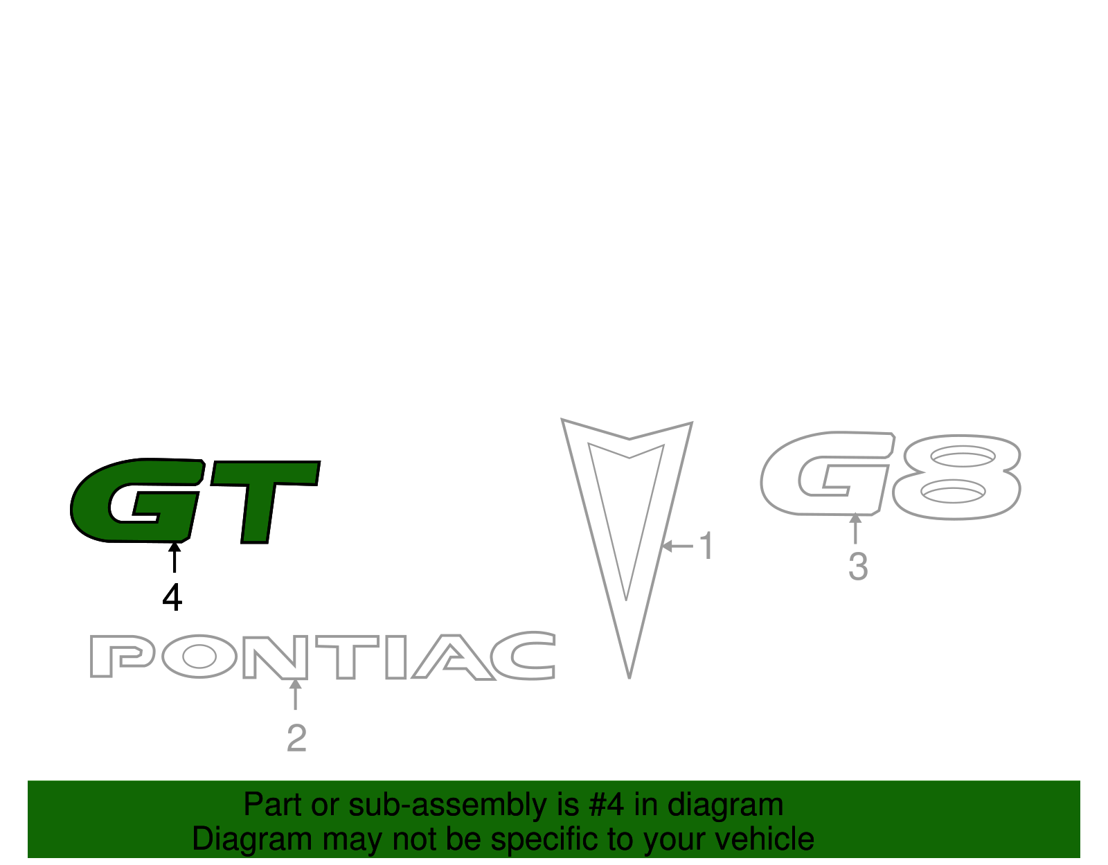 Plate, R/Cmpt Lid Veh Na - GM (92213912)