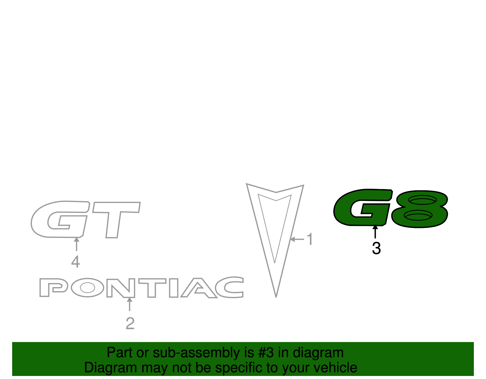 Plate, R/Cmpt Lid Veh Na - GM (92205488)