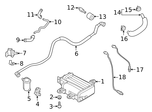 26719-3L100 - PCV Valve Pad 2020-2022 Kia Telluride Kia.Parts Store