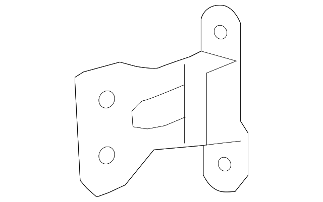 Passenger Side Lower Front Door Hinge - GM (92294328)