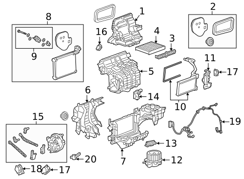 HVAC Case for 2023 GMC Sierra 2500 HD GMPartsDirect