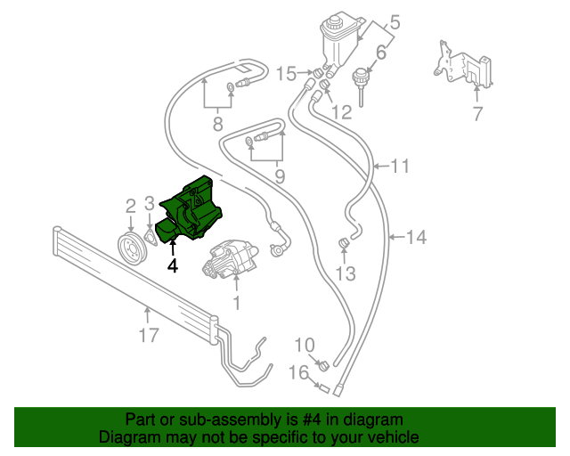 Alternator Bracket 077-260-885-M