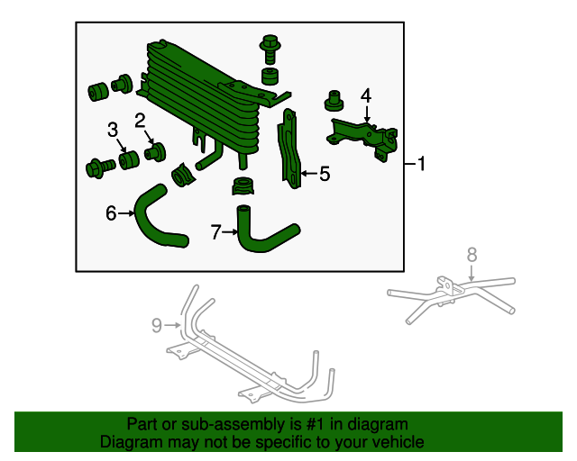 3292004020 Trans Cooler 20122015 Toyota OEM Genuine