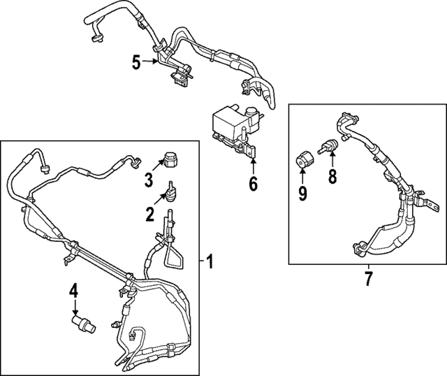 Genuine OEM Ford Part - AC Line NK4Z-19A834-D | Genuine OEM Ford Parts ...