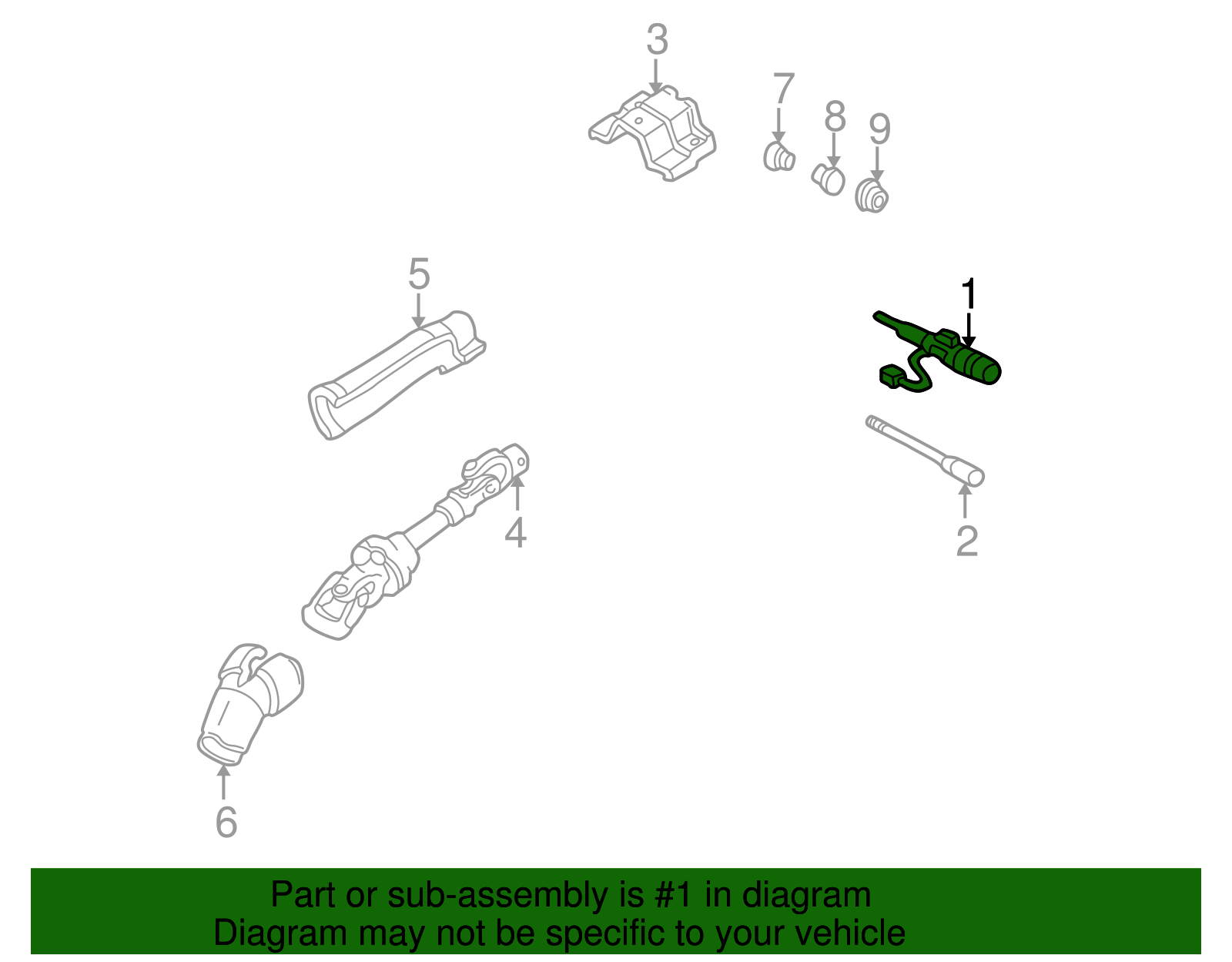 Signal Lever - GM (19353955)