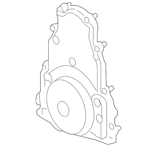 LS Rear Block Cover - GM (12639250)