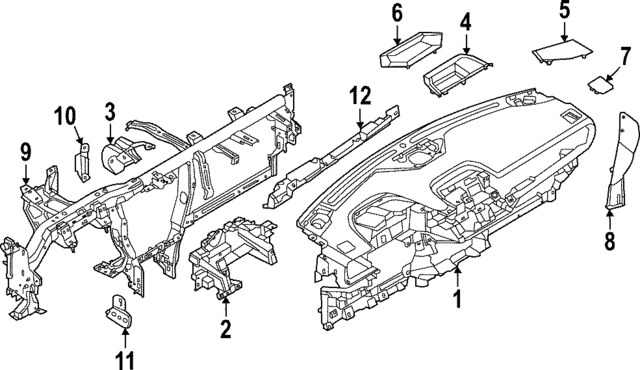 2022-2024 Ford Maverick Speaker Grille NZ6Z-18978-AB | OEM Parts Online