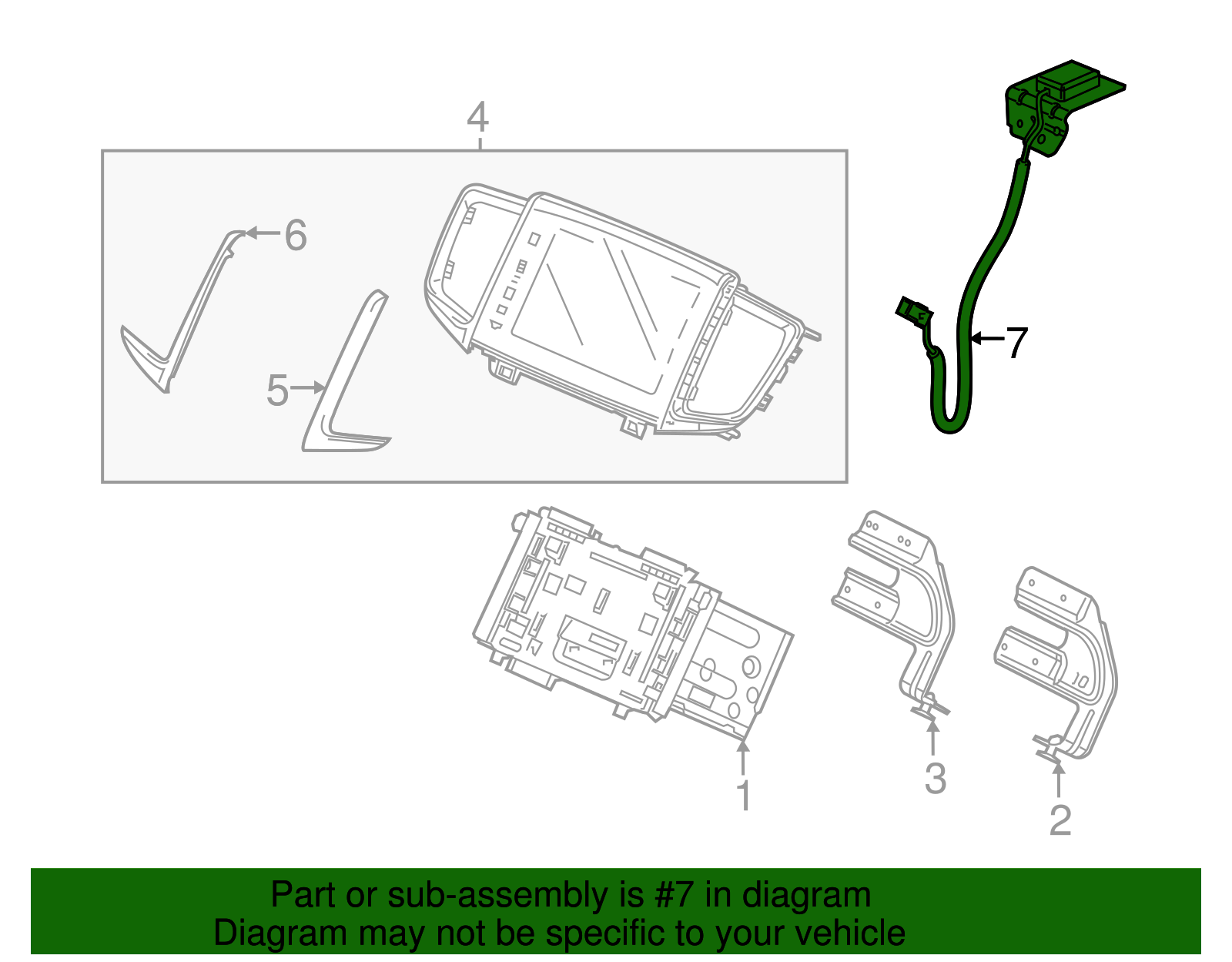 39835-TG7-A41 - Antenna Assembly GPS (Navigation) - 2016-2020 Honda ...