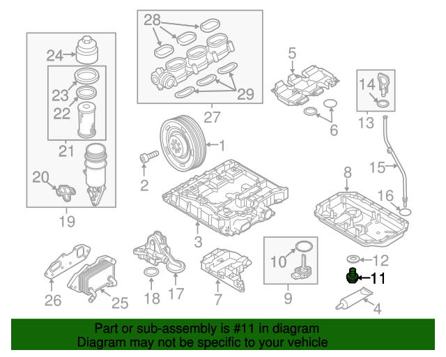 20112018 Porsche Drain Plug PAF016027 Sunset Porsche Parts