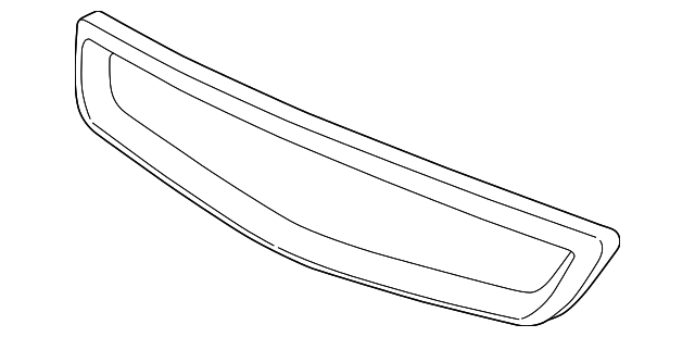 Front Genuine Honda 71122-S00-A01ZG Grille Molding