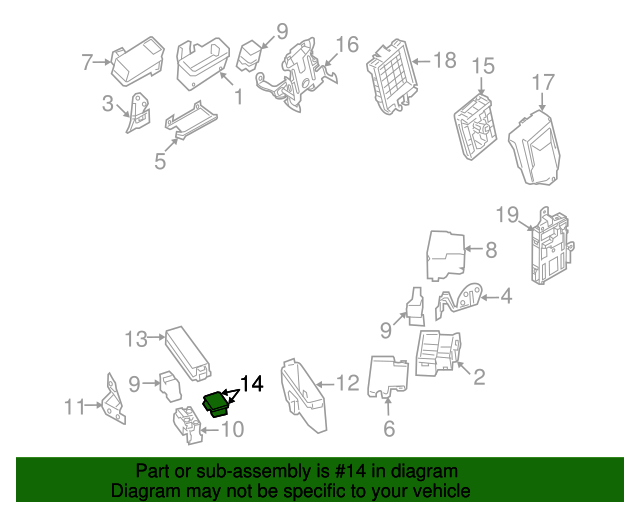 20072020 Nissan Fusible Link 24370C992B