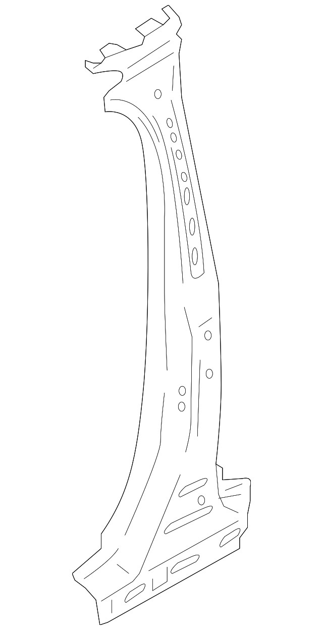 Center Pillar Reinforced - Ford (GD9Z-5424301-B)
