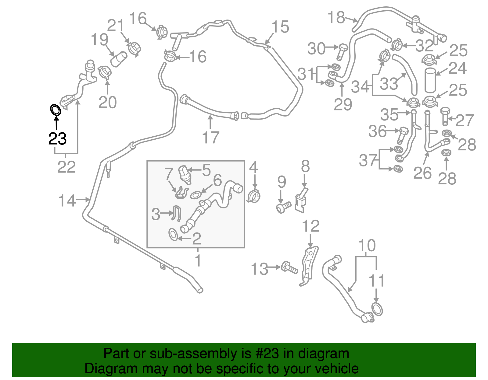 Tube O-Ring - Volkswagen (N-908-091-02)