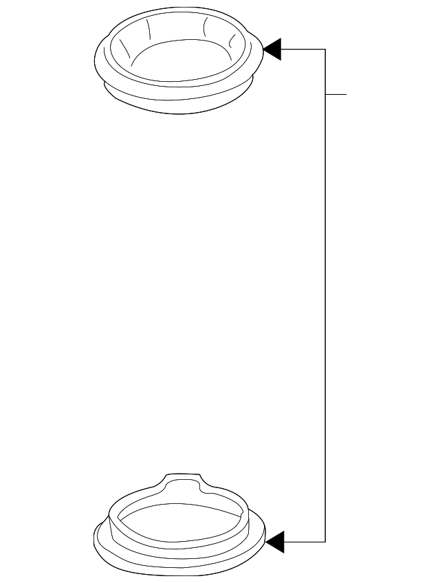 Insulator, Rear Spr Upper - GM (10370972)